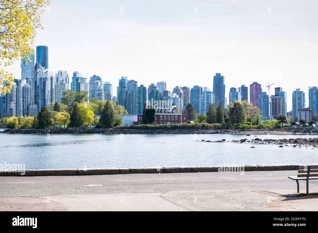 View of Downtown Vancouver from Stanley park Stock Photo - Alamy