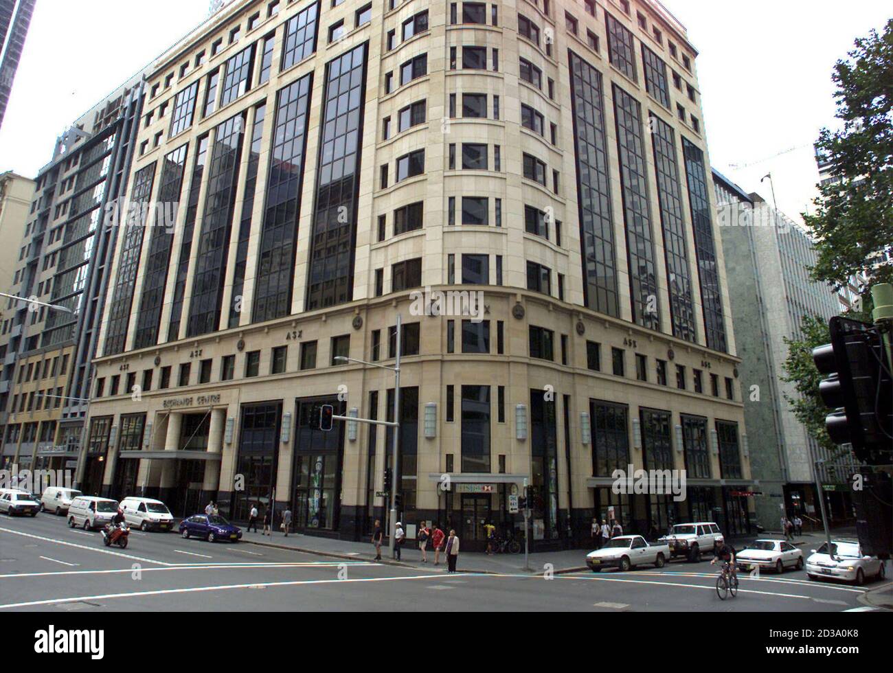 The Australian is pictured in Street in the city centre February 27, 2001. The Australian Stock Exchange is a fully automated clearing for Australian stocks and securities. WB/DL