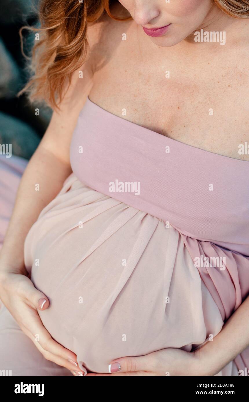 Babybelly - Pregnant - Mother Stock Photo