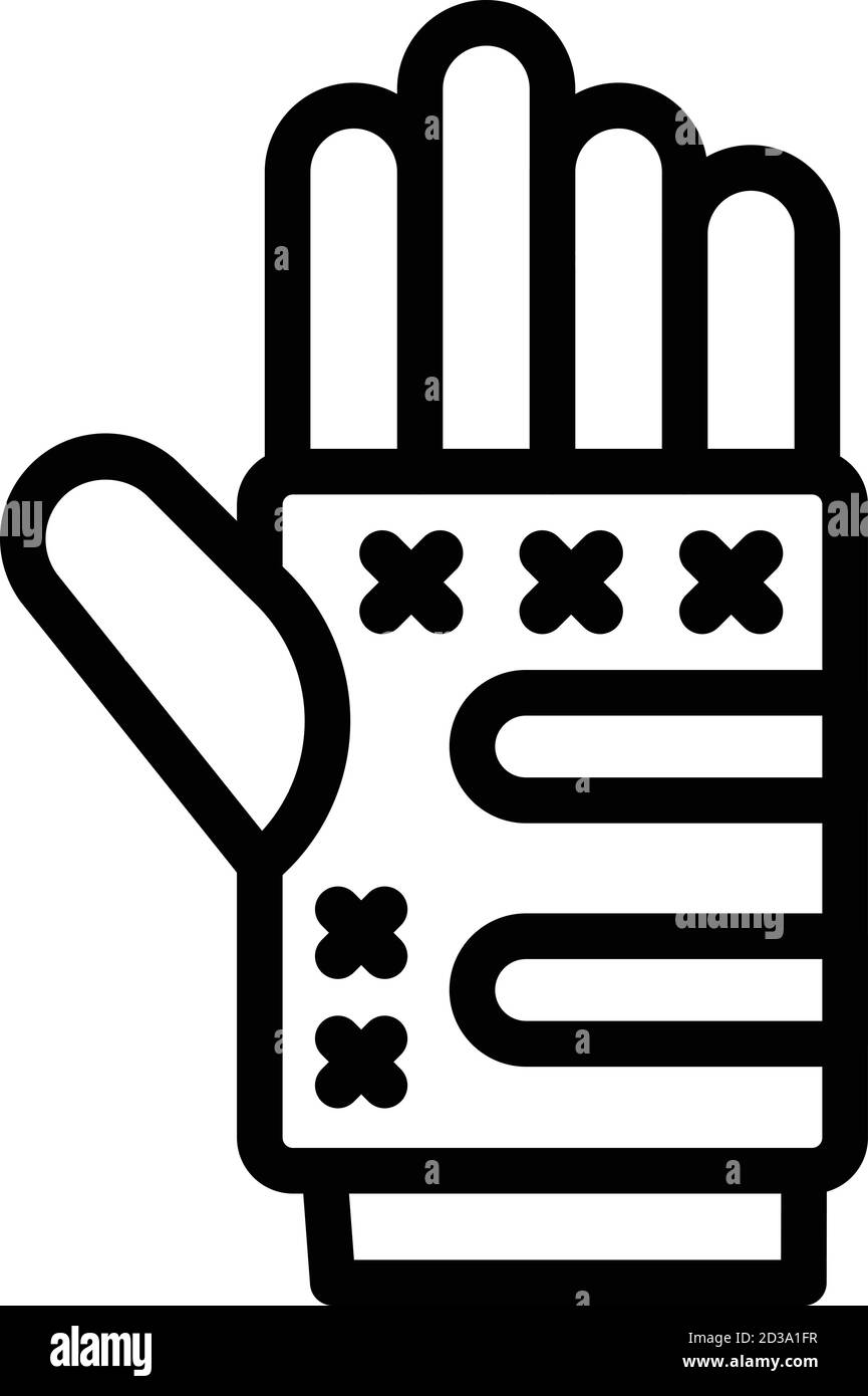 Hand in bandage icon, outline style Stock Vector Image & Art Alamy