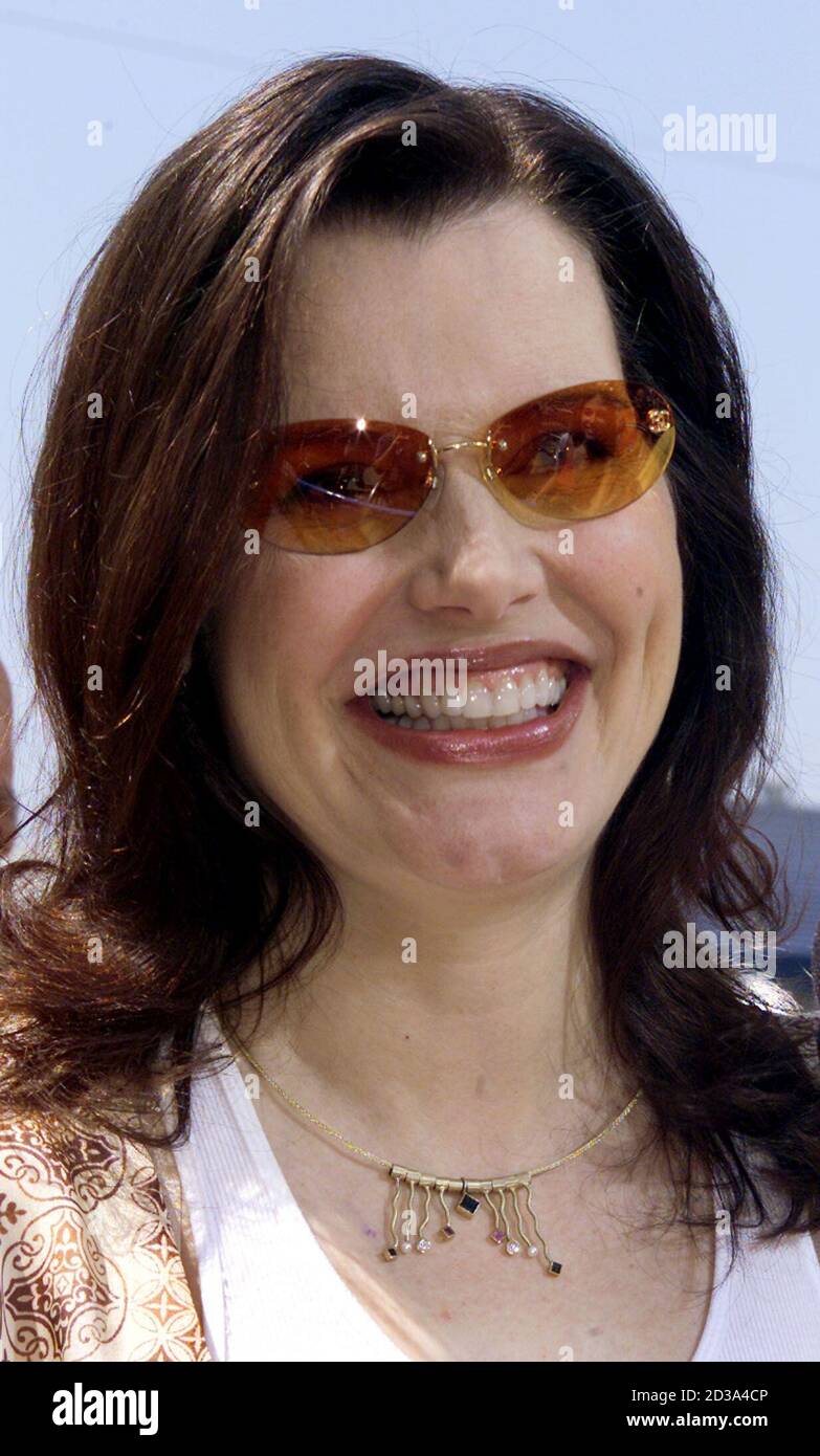 Actress Geena Davis, who stars as Mrs. Little, arrives for the premiere
