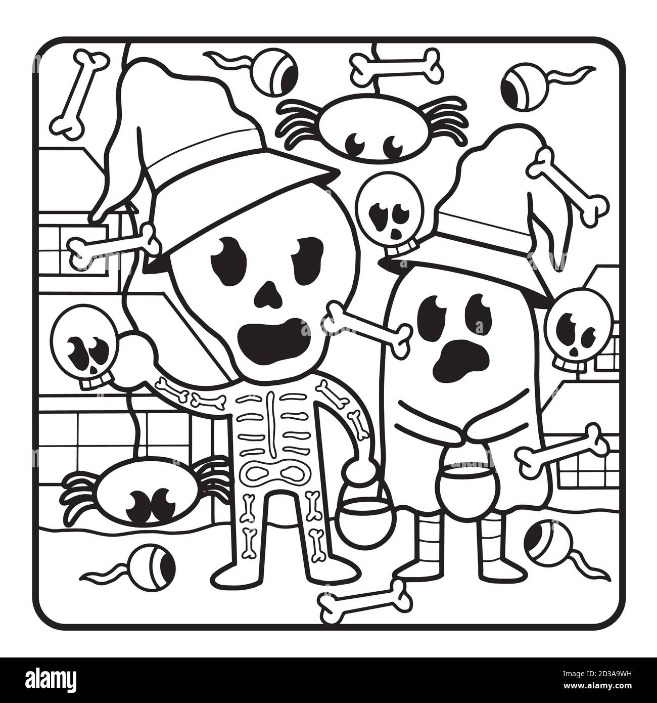 christmas-coloring-page-for-kids-stock-photo-alamy