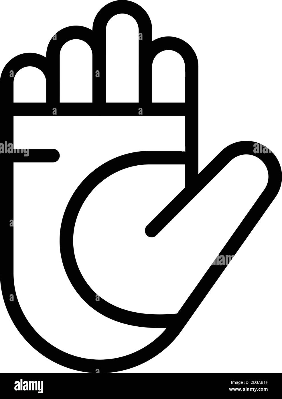 Hand bandage icon, outline style Stock Vector Image & Art Alamy