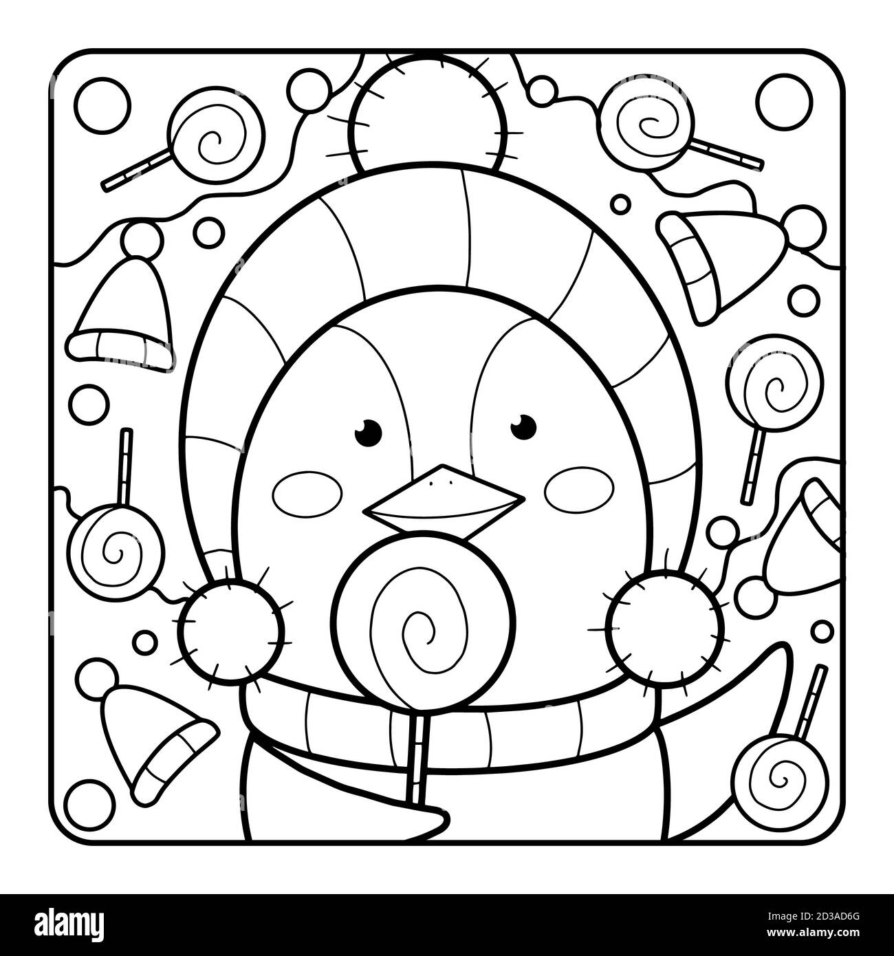 Christmas Coloring Page For Kids Stock Photo Alamy christmas-coloring-page-for-kids-stock-photo-alamy