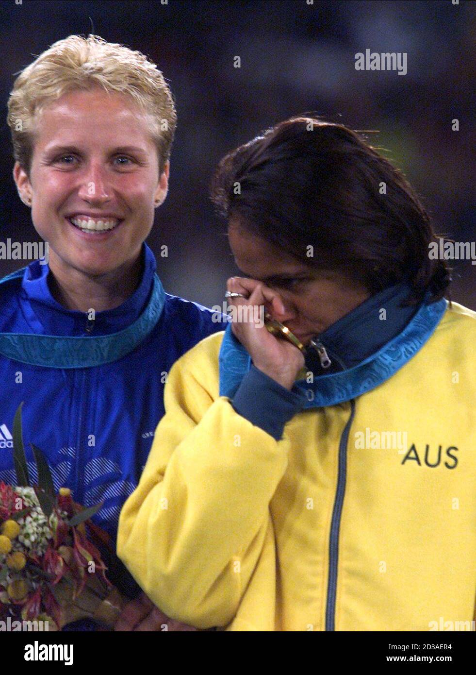Australias gold medal winner cathy freeman hires stock photography and