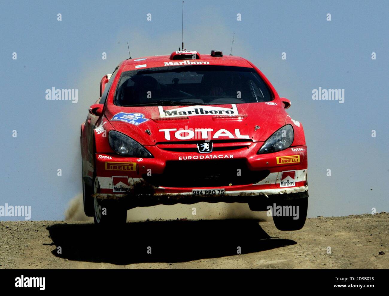 Peugeot 307 WRC IXO 1/43 - Gronholm - Vainqueur Rallye Finlande 2004 (RAM186)