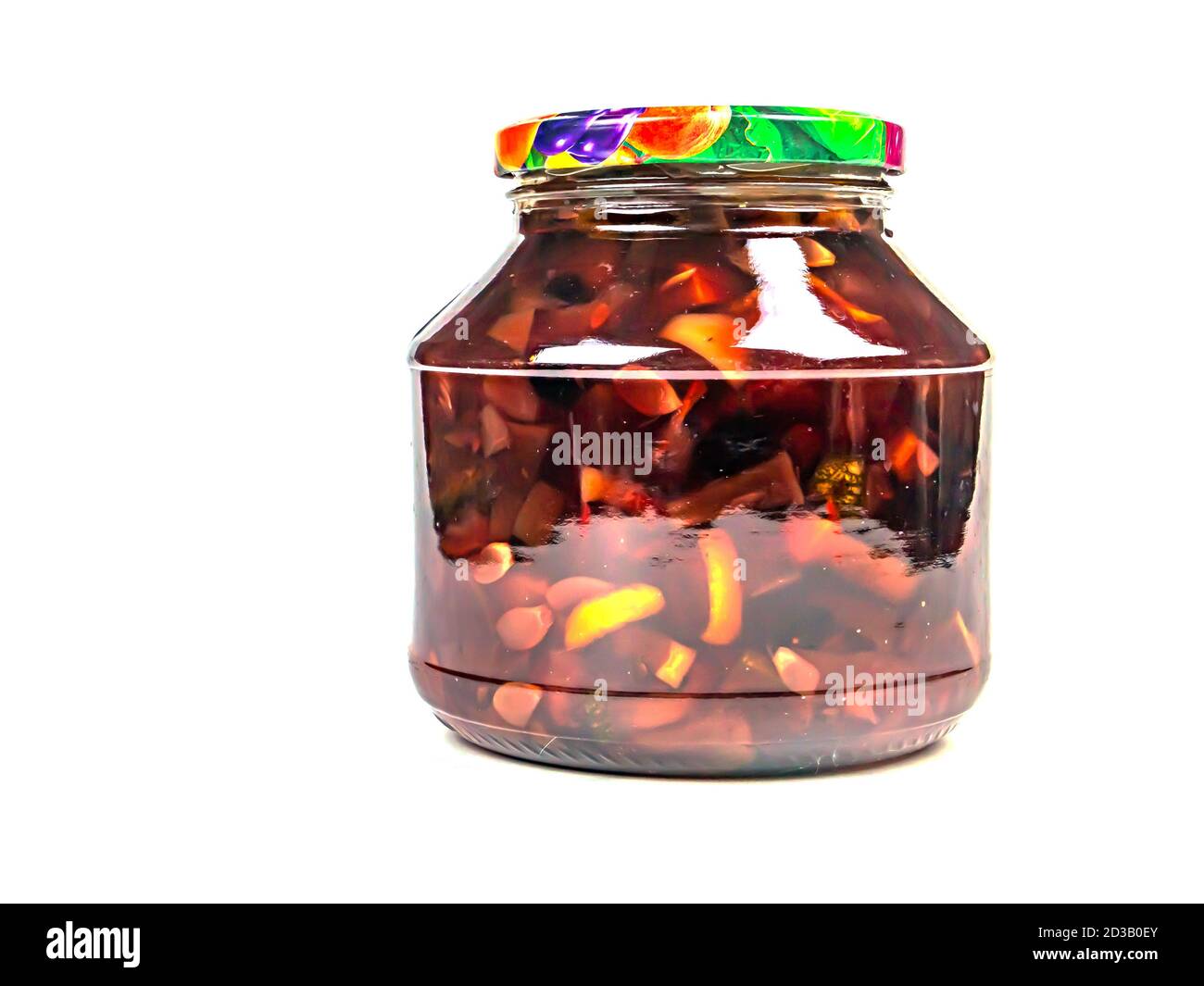 Canned fruits and vegetables in glass jars Stock Photo Alamy