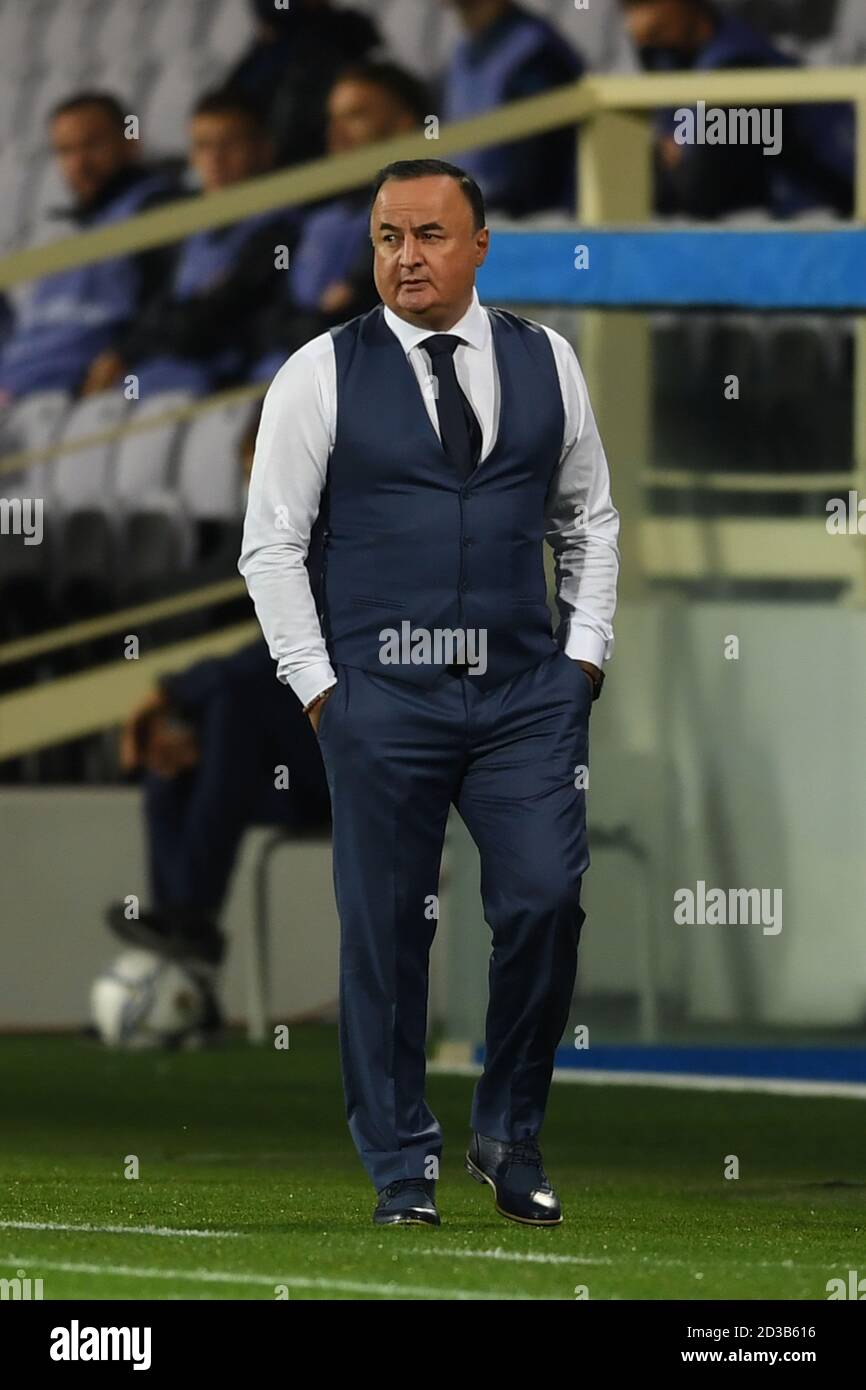 Florence, Italy. 07th Oct, 2020. Engin Firat Coach (Moldova) during the Uefa Nations League match between match between Italy 6-0 Moldova at Artemio Franchi Stadium on October 07, 2020 in Florence, Italy. Photo by Maurizio Borsari/AFLO Credit: Aflo Co. Ltd./Alamy Live News Stock Photo