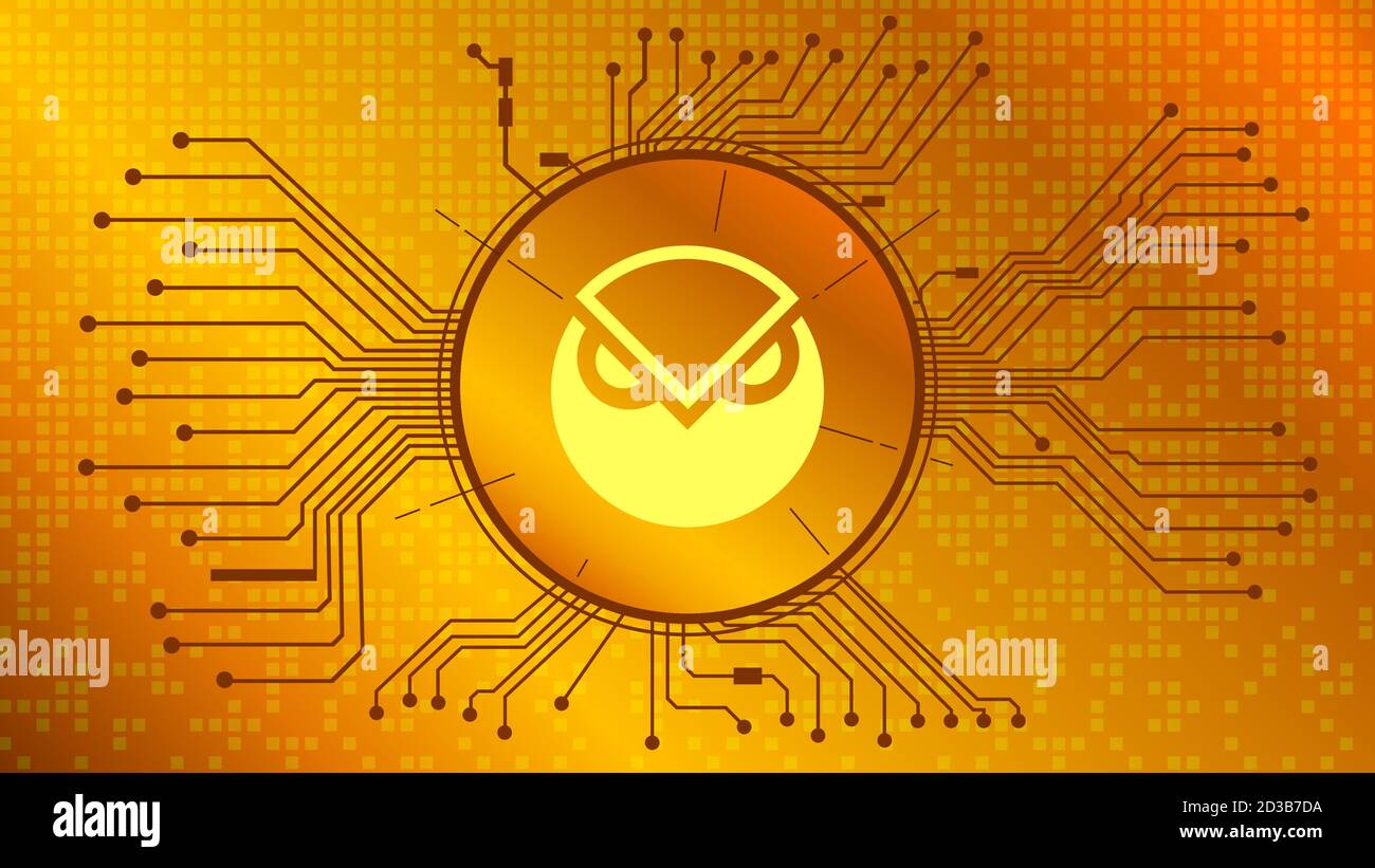 pNetwork PNT cryptocurrency token symbol of the DeFi project in circle ...