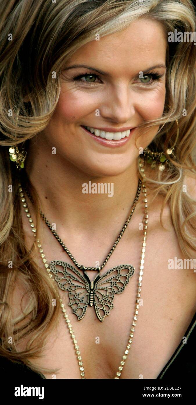 British television presenter Katy Hill arrives at the Capital FM Awards