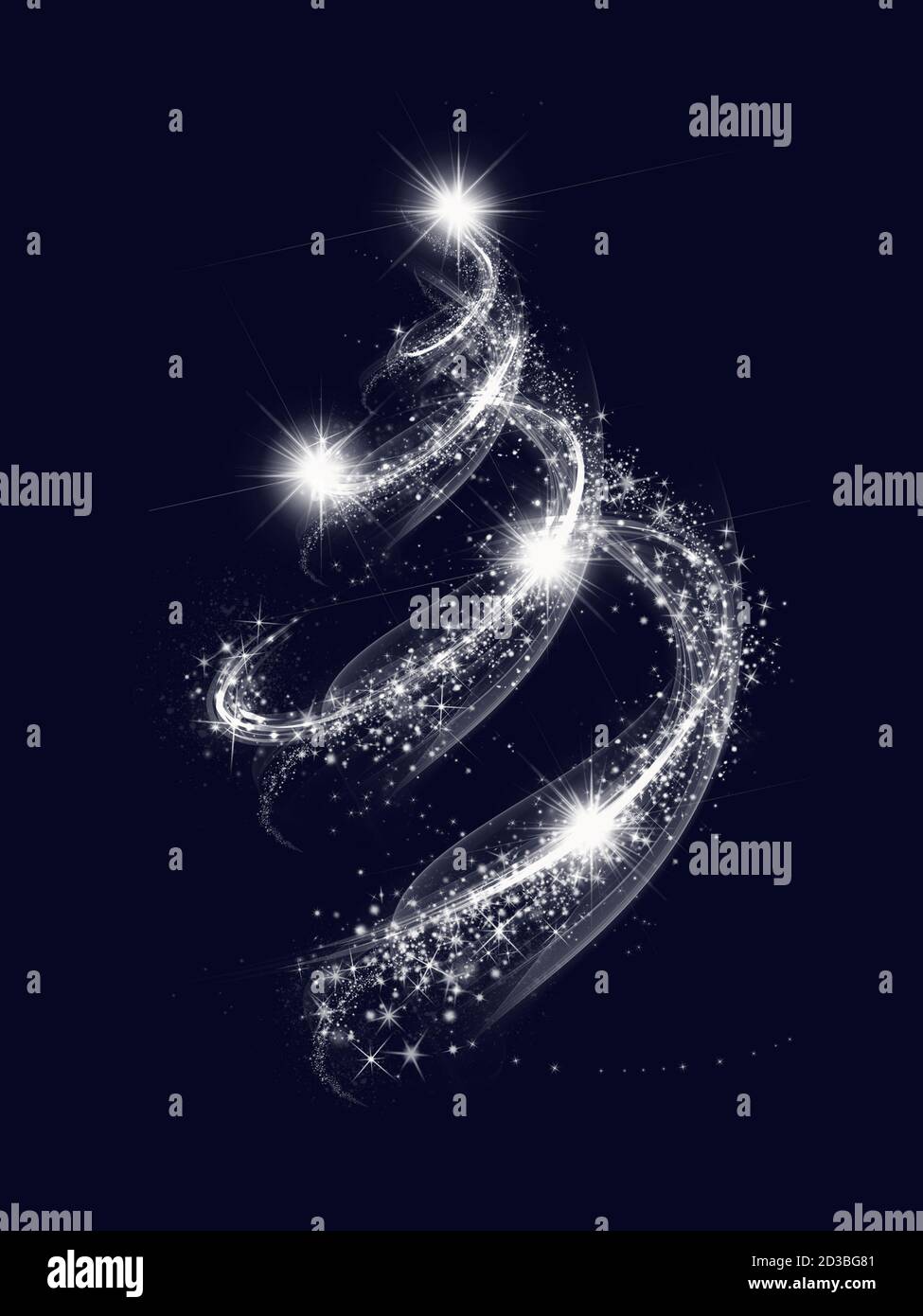 Abstract dark background. Blurry smooth glowing waves.  Stock Photo