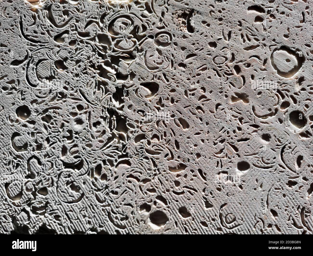Seamless Grey Marble Stone Tile Background texture closeup. Stock Photo