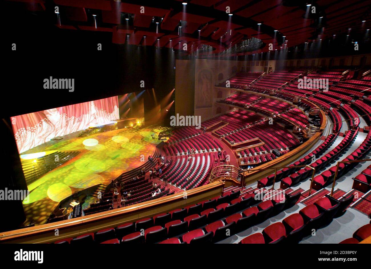 The farthest back seats at the 4,100-seat Colosseum at Caesars Palace in  Las Vegas, Nevada, are 120 feet from the stage. French-Canadian singer Celine  Dion will launch her show "A New Day...,"