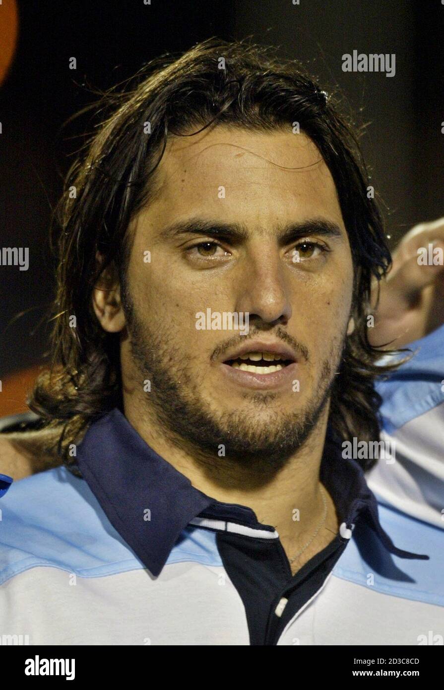 File photo of rugby player, halfback, Agustin Pichot, who was named captain  of the Argentine side Los Pumas September 16, 2003, instead of Lizandro  Arbizu, ruled out of the Rugby World Cup