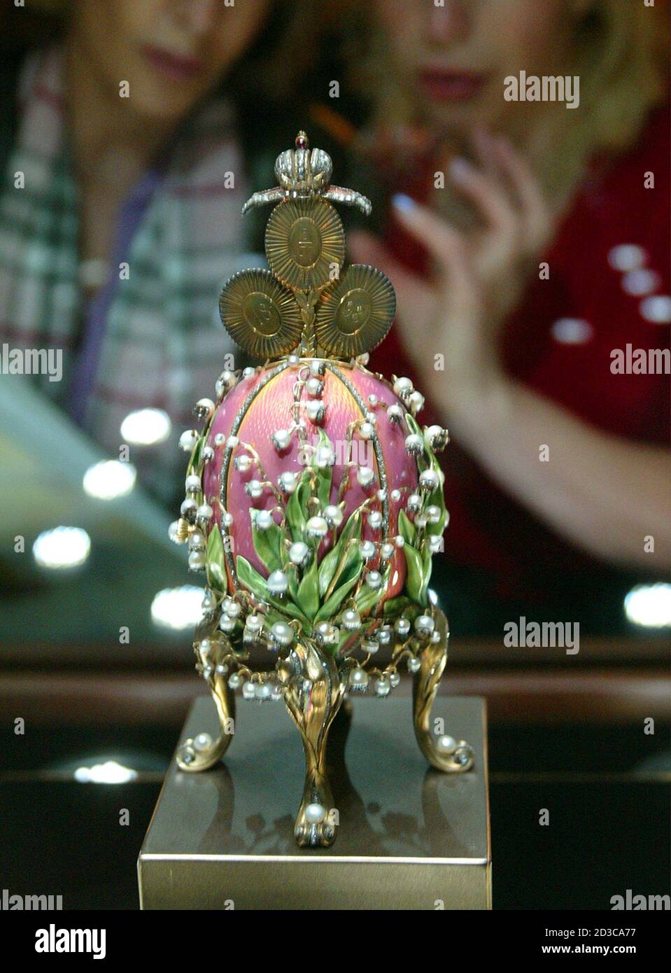 Lily of the valley egg of faberge hires stock photography and images