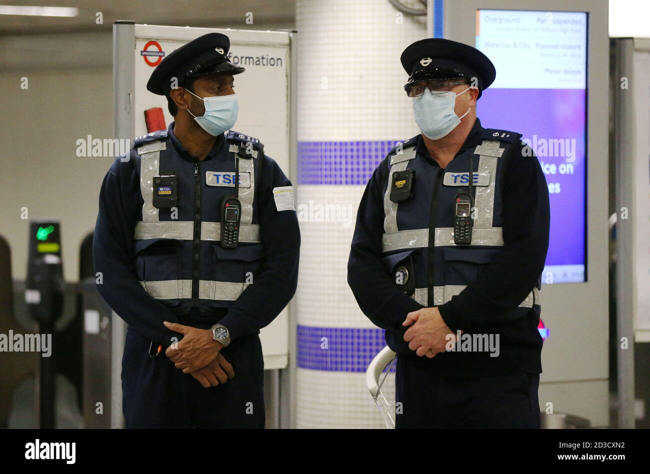 TfL Transport Support and Enforcement Officer presence at King's Cross