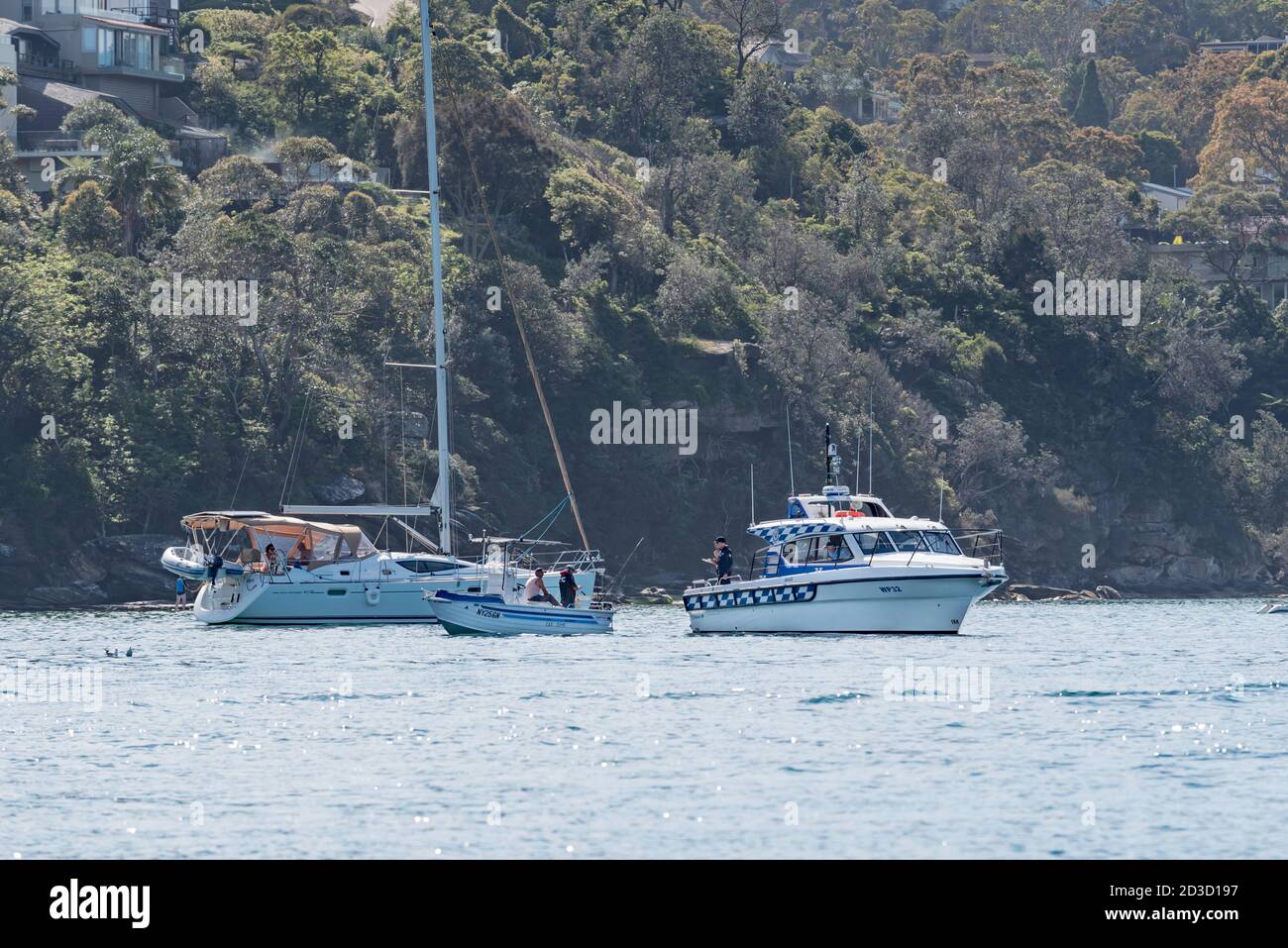 New South Wales, Water Police officers check on license and safety
