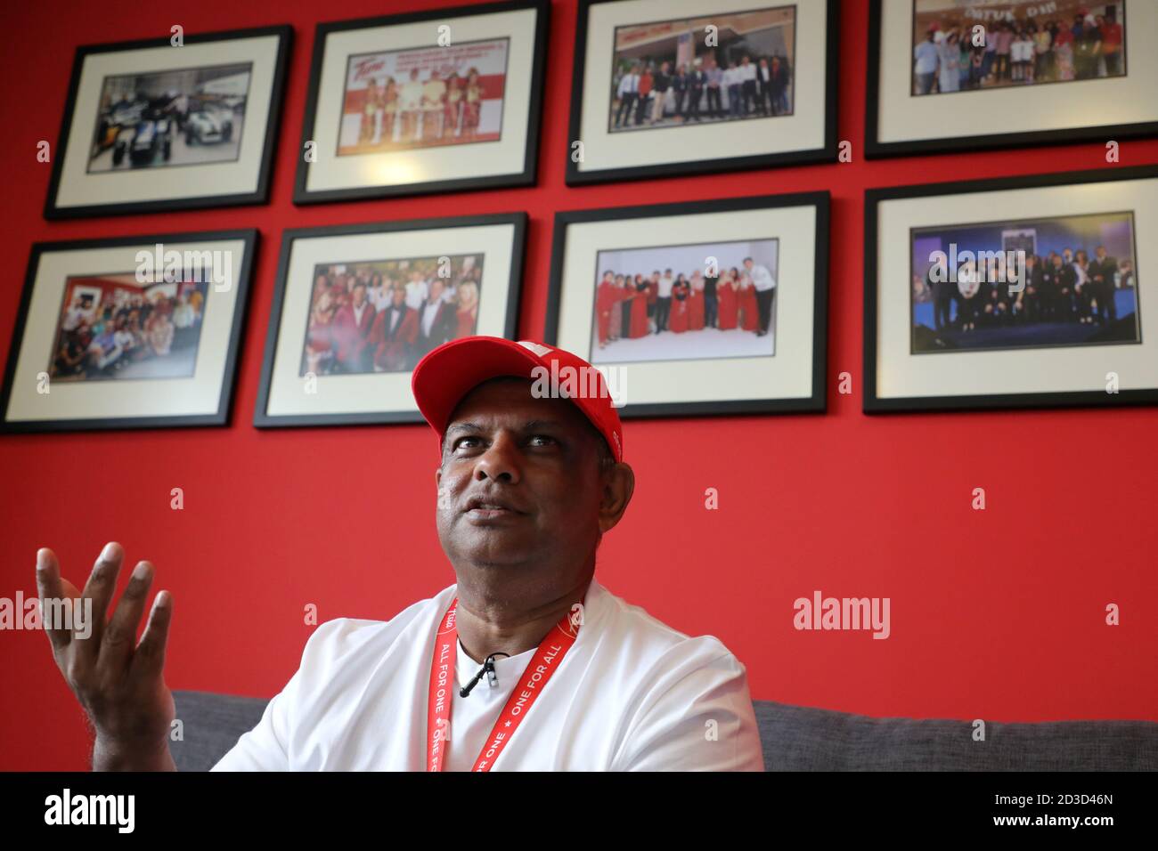 Airasia Group Ceo Tony Fernandes Speaks During An Interview In Kuala Lumpur Malaysia October 8 2020 Reuters Lim Huey Teng Stock Photo Alamy