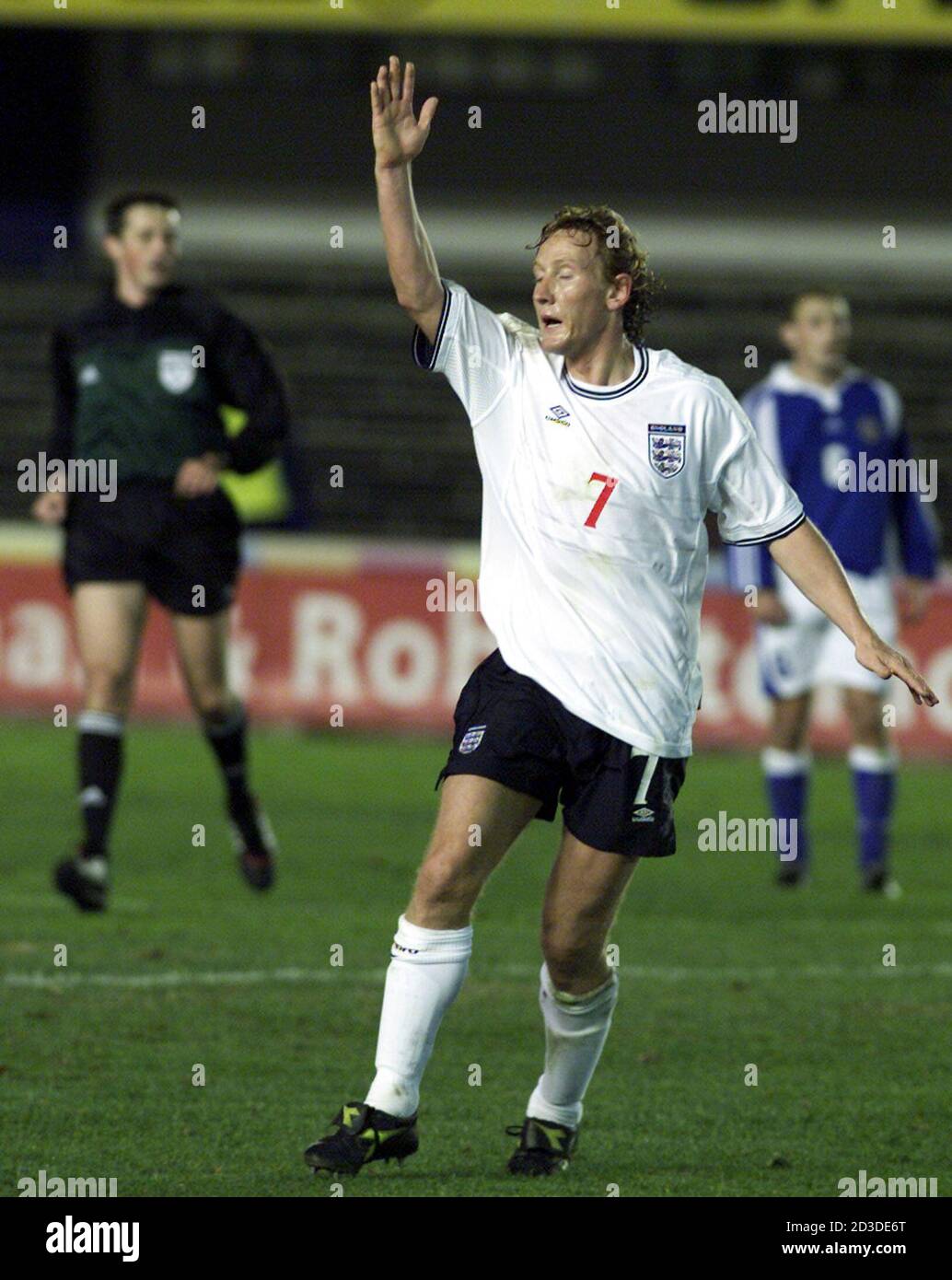England soccer player Ray Parlour (R) realises his goal against Finland has  been disallowed during their World Cup European Group 9 qualifier October  11, 2000. England and Finland drew 0-0. DC Stock Photo - Alamy