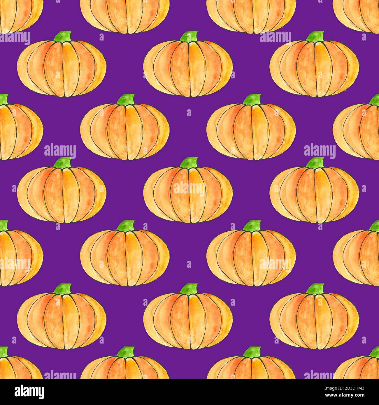 Cute hand drawn pumpkin seamless pattern, hand drawn pumpkins - great as  Thanksgiving background, wallpaper, web page background, wrapping paper.  Hall Stock Photo - Alamy