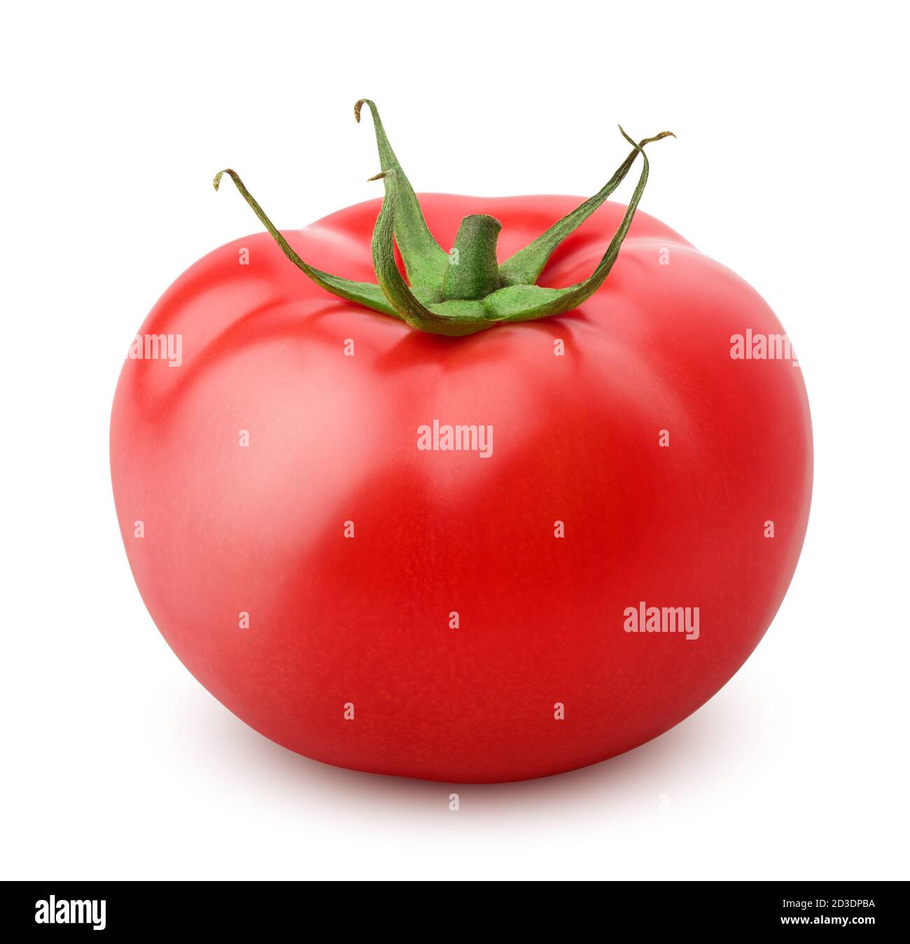 tomato isolated on white background, clipping path, full depth of field Stock Photo