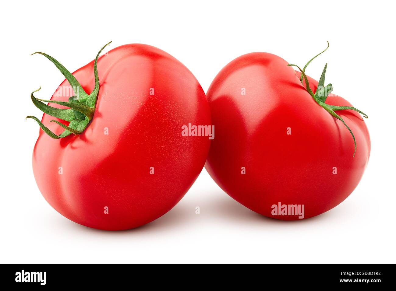 tomato isolated on white background, clipping path, full depth of field Stock Photo