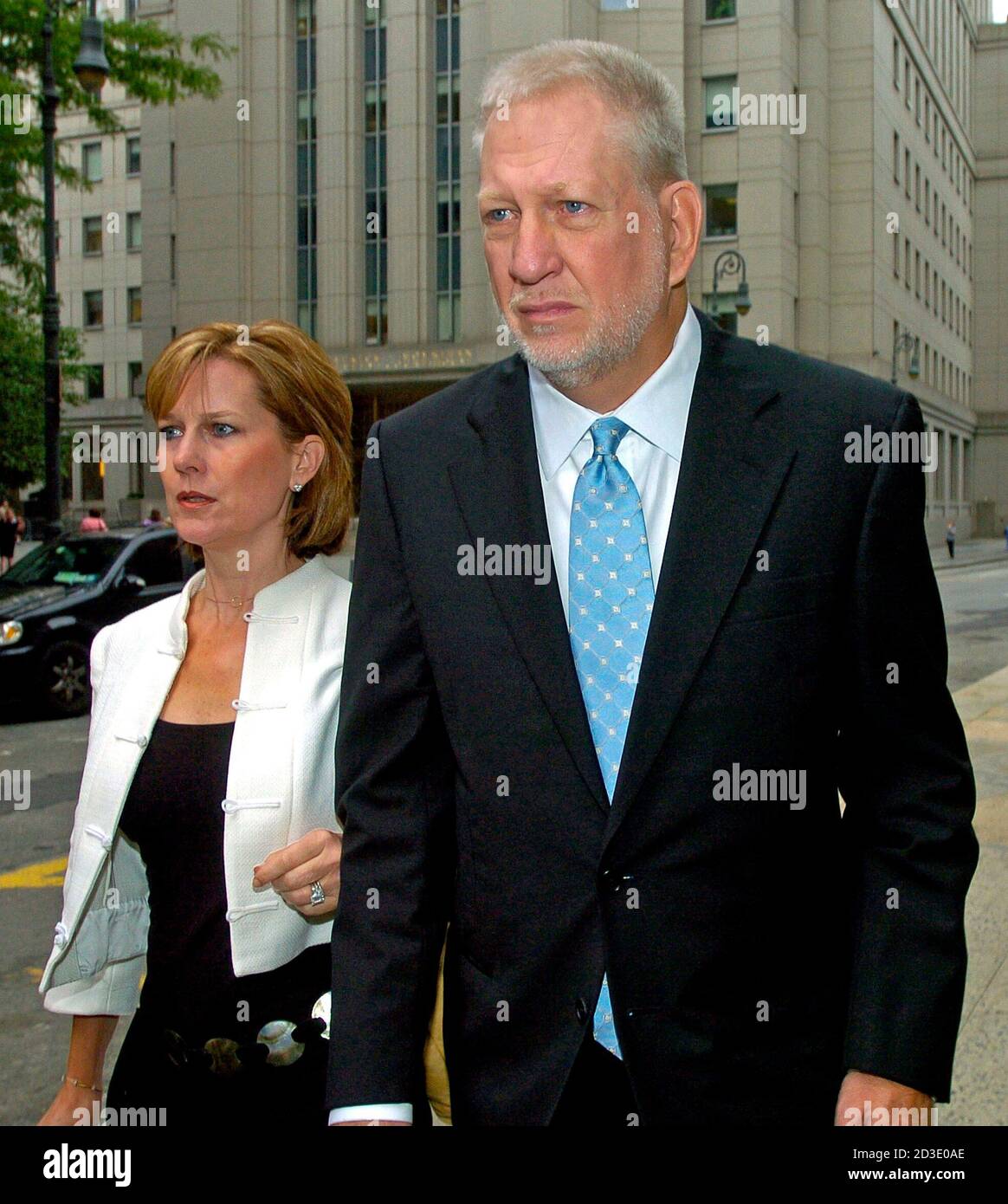 Former Worldcom Inc Ceo Bernard Ebbers R Arrives With Wife Kristie At U S Federal Court For Sentencing In New York July 13 05 A U S Federal Judge Denied Ebbers Bid For A Former Worldcom Inc Ceo Bernard Ebbers R Arrives With Wife Kristie At U S Federal Court For Sentencing In New York July 13 05 A U S Federal Judge Denied Ebbers Bid For A