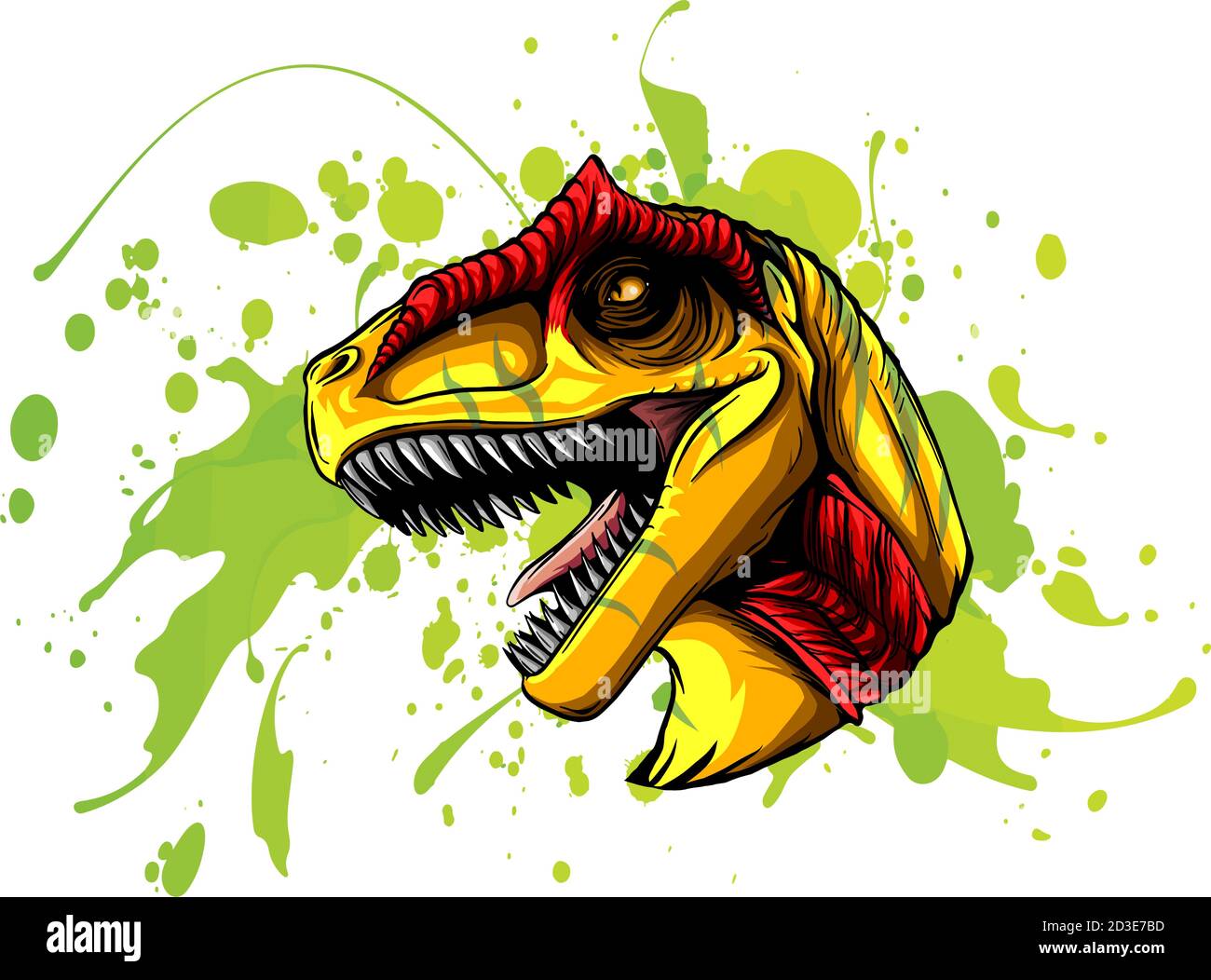 Dinosaur Pterodactyloidea Illustration Stock Illustration - Download Image  Now - Allosaurus, Ancient, Archaeology - iStock