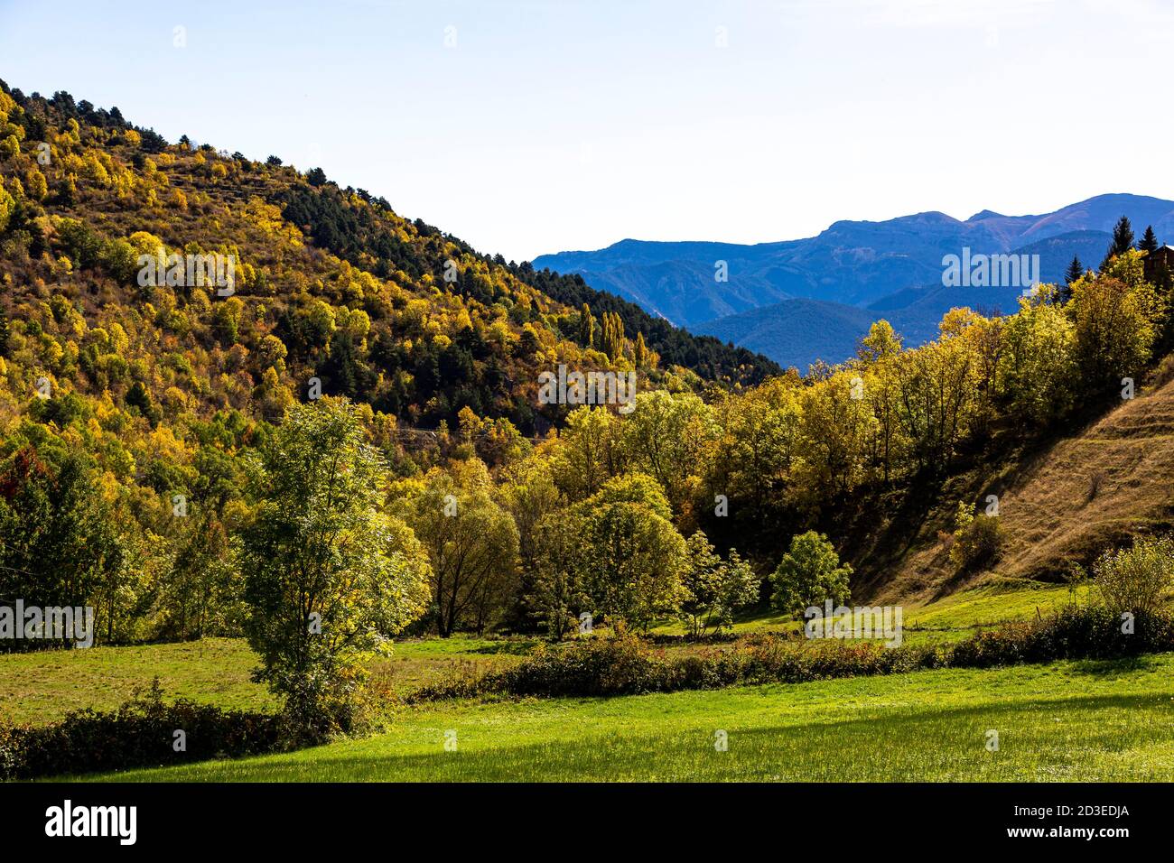 Cerdanya mountains. Stock Photo