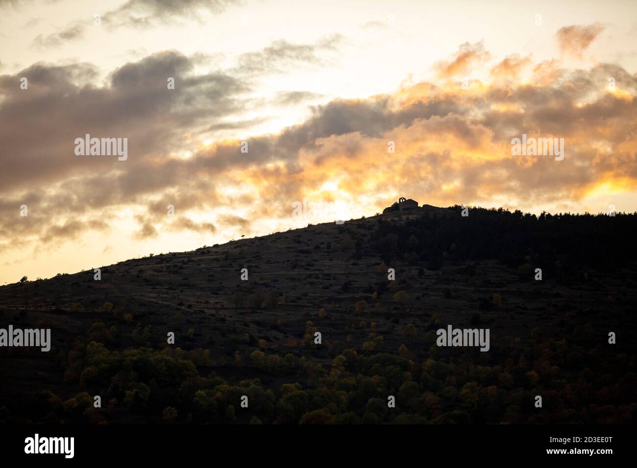 Belloc Mountain, Cerdanya. Stock Photo