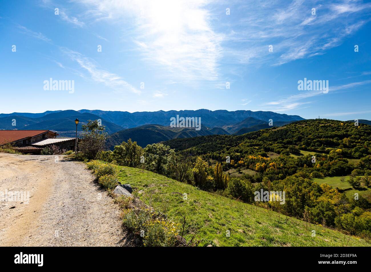 Cerdanya mountains. Stock Photo