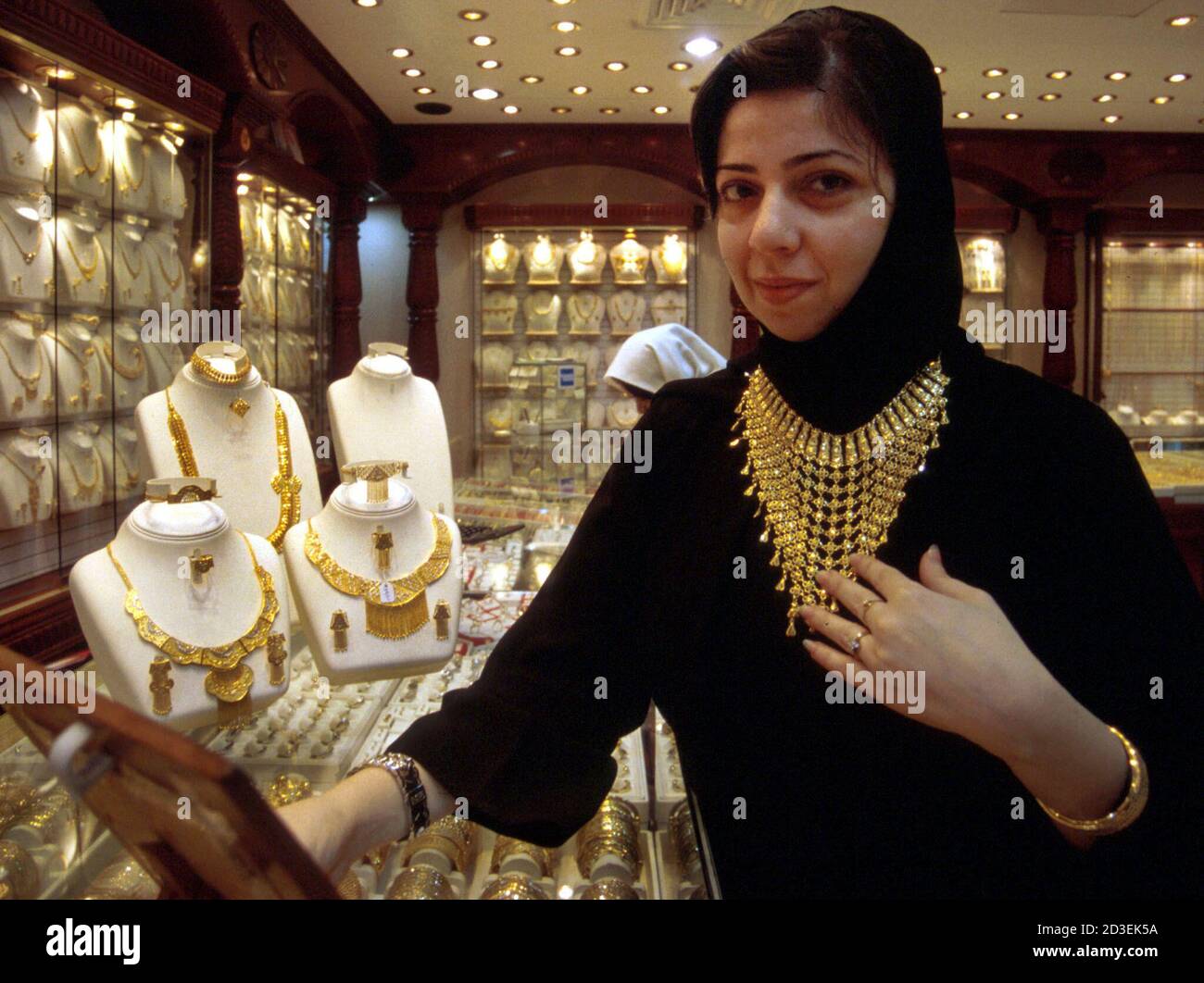 Designed gold necklace hi-res stock 