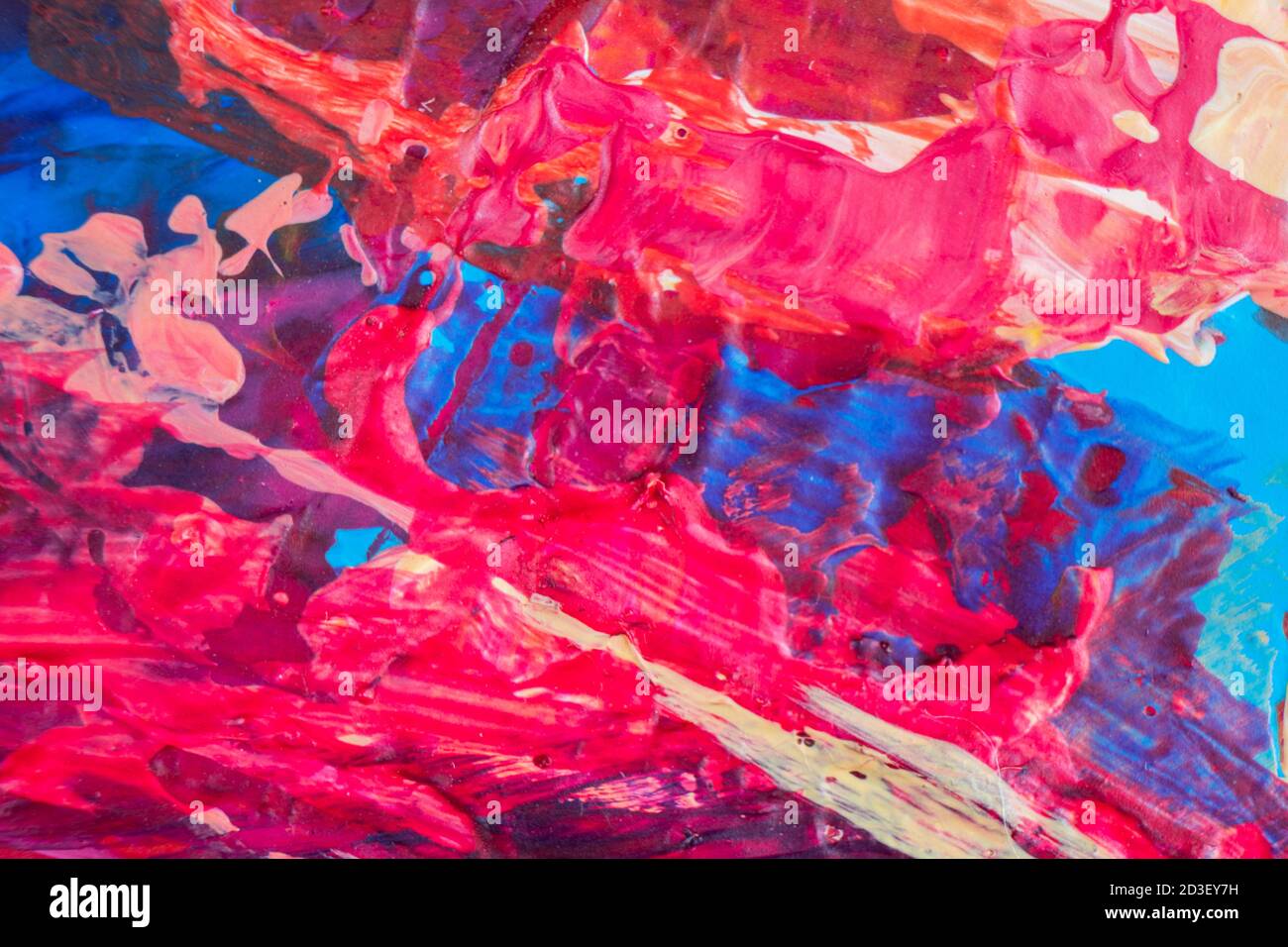 Abstract colorful oil painting on canvas texture background. Modern art ...
