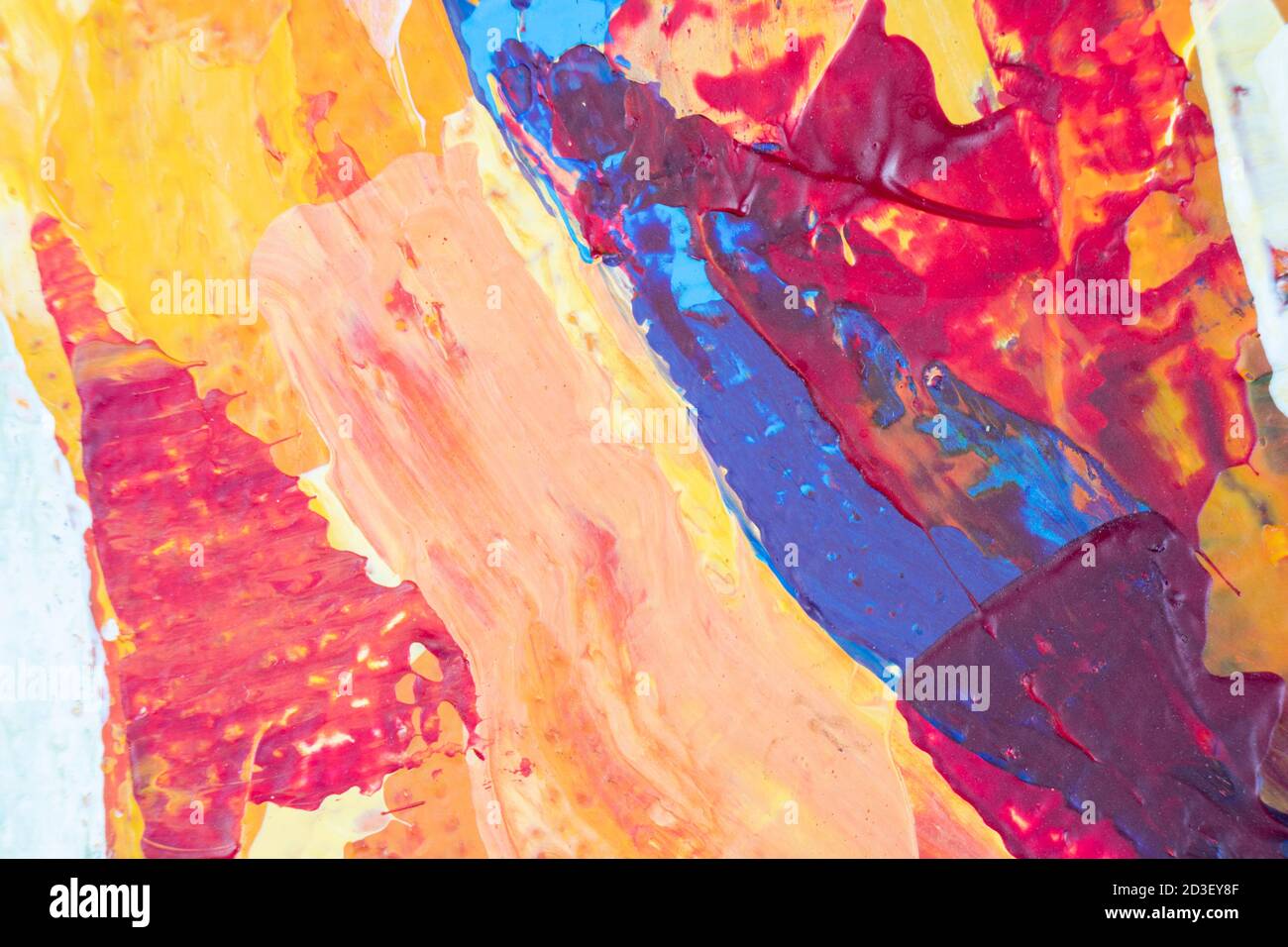 Abstract colorful oil painting on canvas texture background. Modern art ...