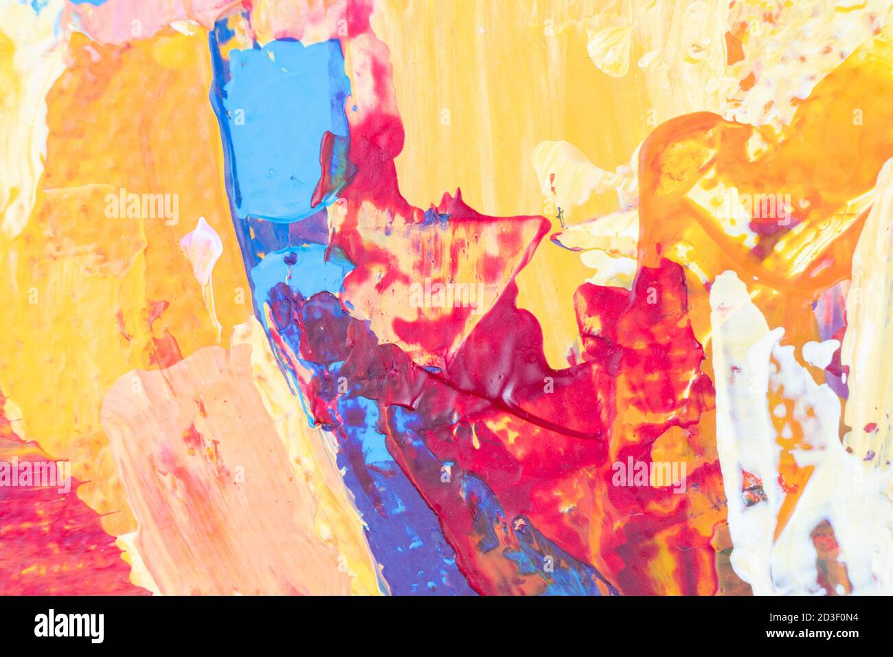 Abstract colorful oil painting on canvas texture background. Modern art ...