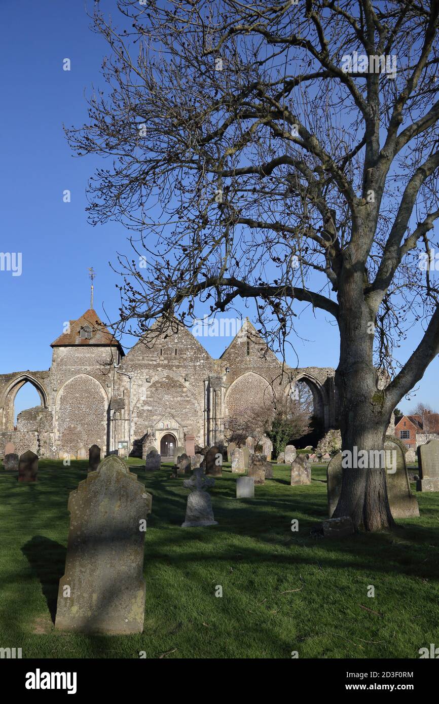 The church of St. Thomas the Martyr, Winchelsea, Sussex Stock Photo