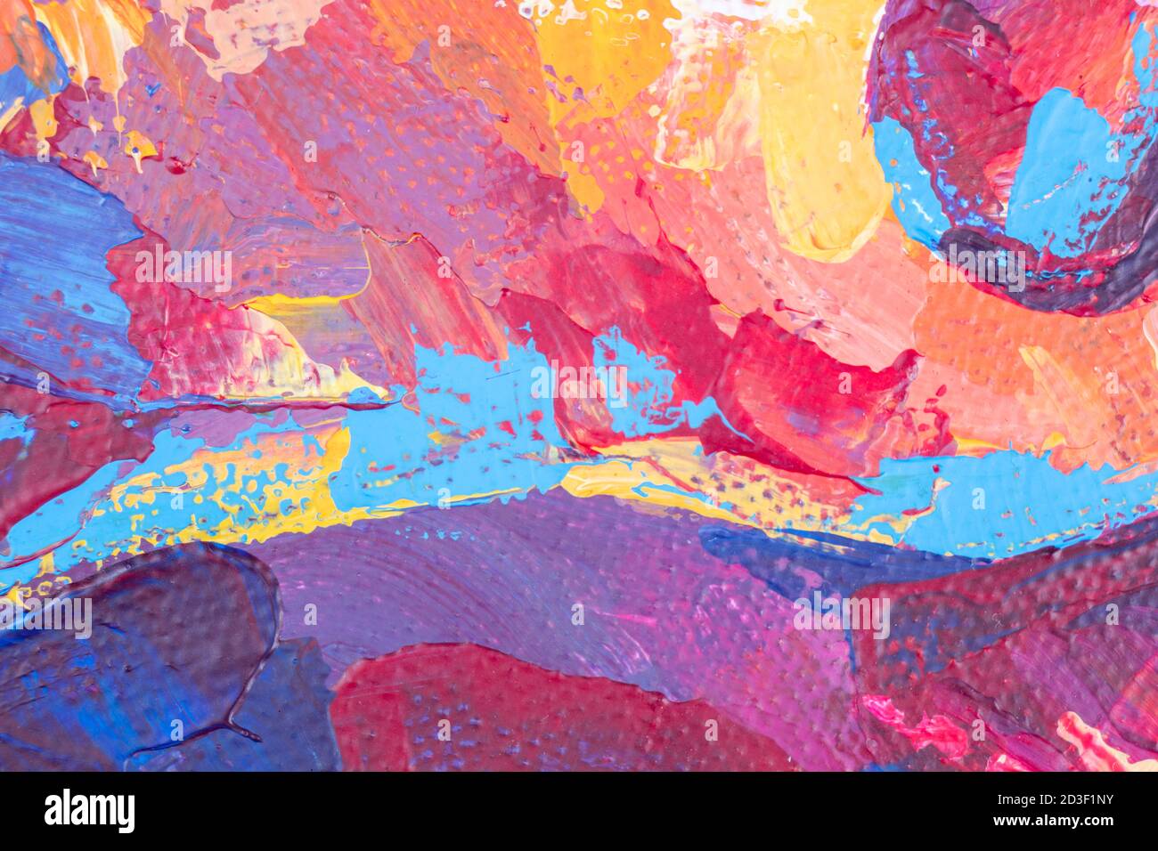 Abstract colorful oil painting on canvas texture background. Modern art ...