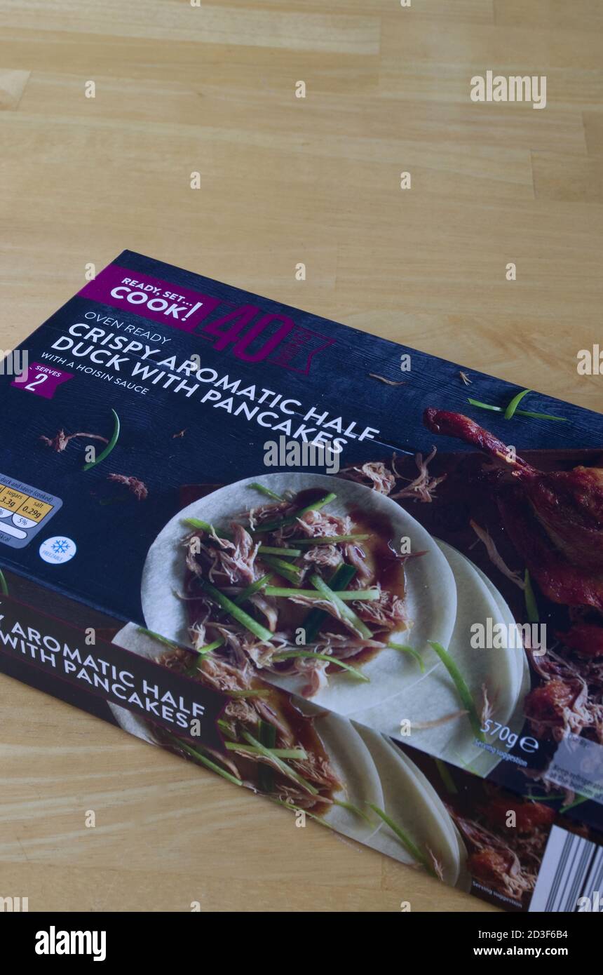 Crispy Aromatic Half Duck With Pancakes, UK Stock Photo - Alamy