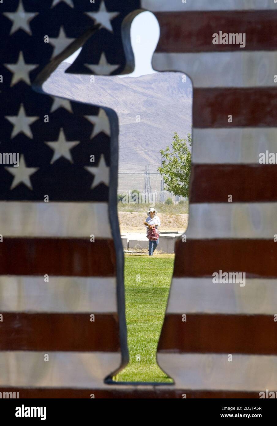 At the southern nevada veterans memorial cemetery in boulder city hi-res  stock photography and images - Alamy