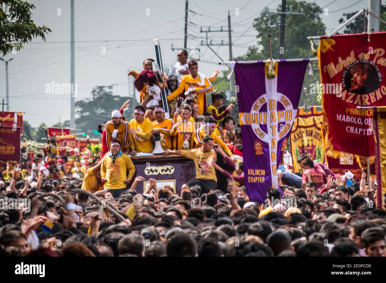 the feast of the Black Nazarene in the Philippines Stock Photo Alamy