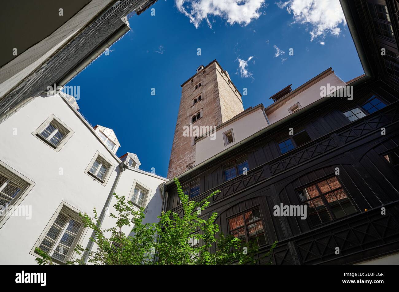 Goldener turm golden tower hi-res stock photography and images - Alamy
