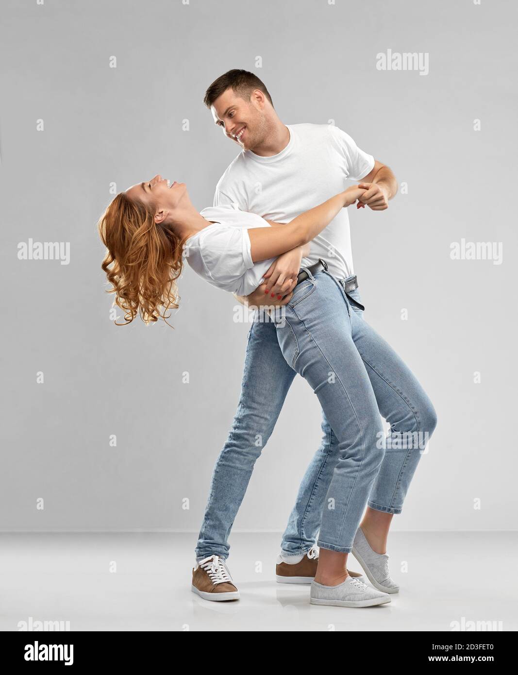 Couple man woman dancing hi-res stock photography and images - Alamy