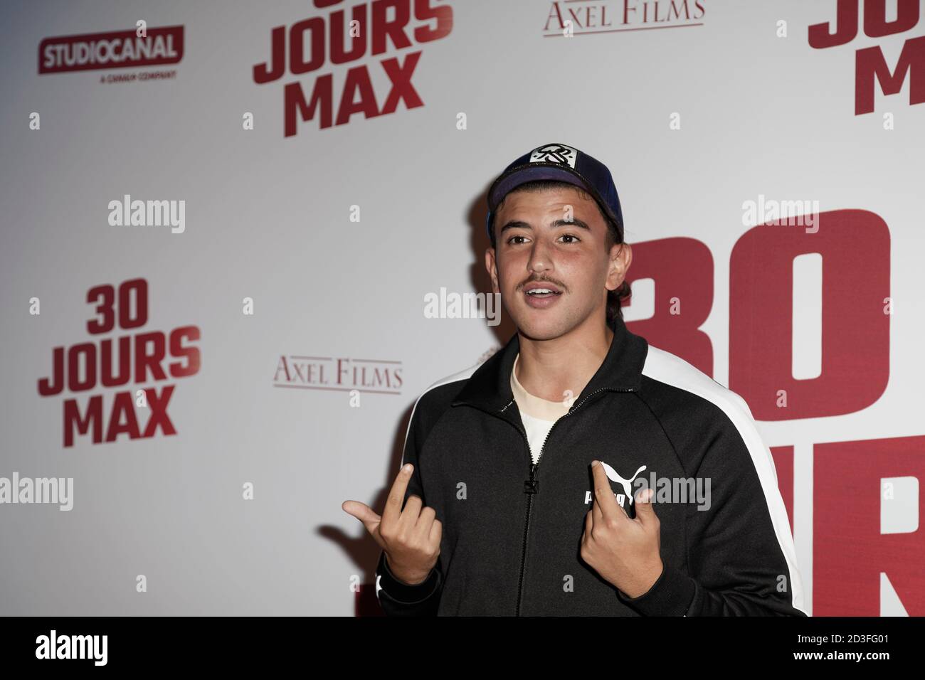 Just Rihad Paris, France. 07th Oct, 2020. Just Riadh attends the 30 JOURS MAX ...