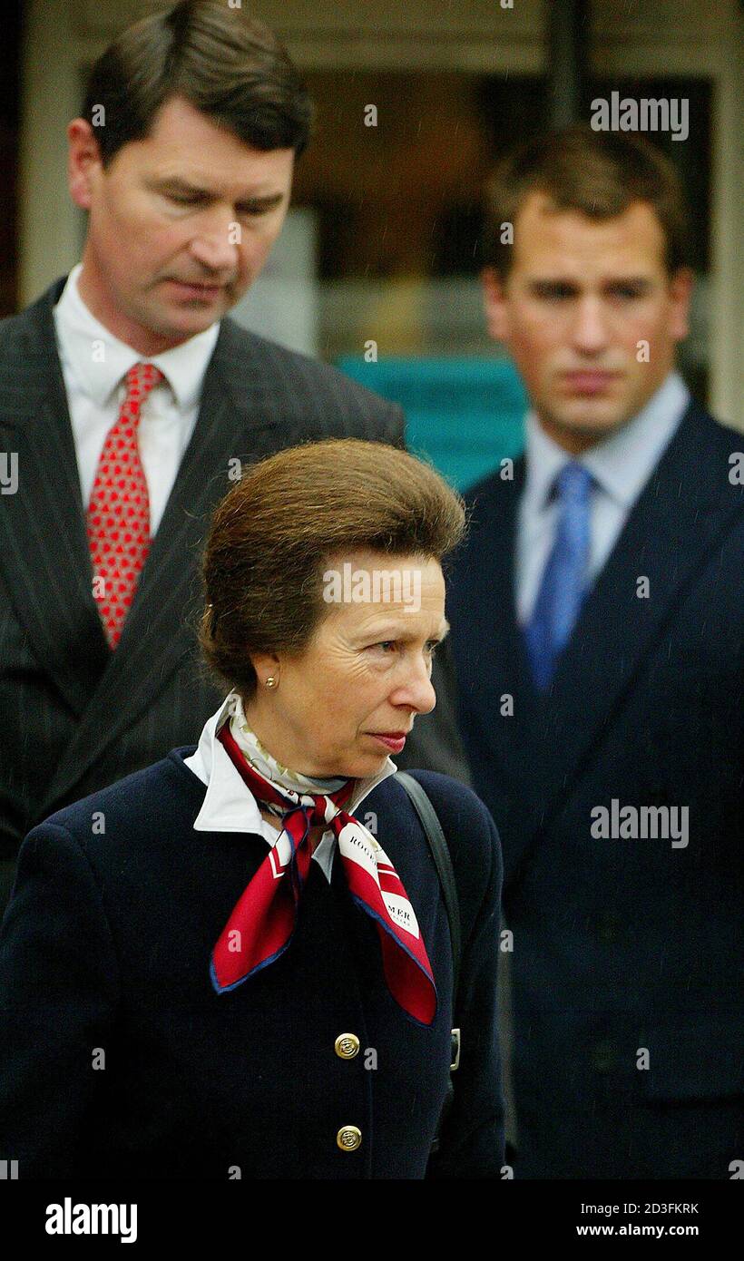 Princess Anne Son Peter Phillips High Resolution Stock Photography And Images Alamy