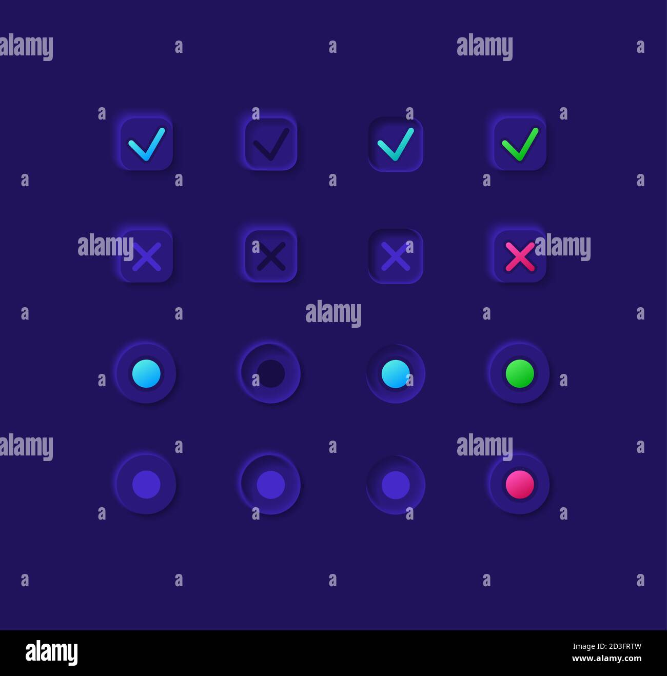 Tick boxes Stock Vector Images - Alamy