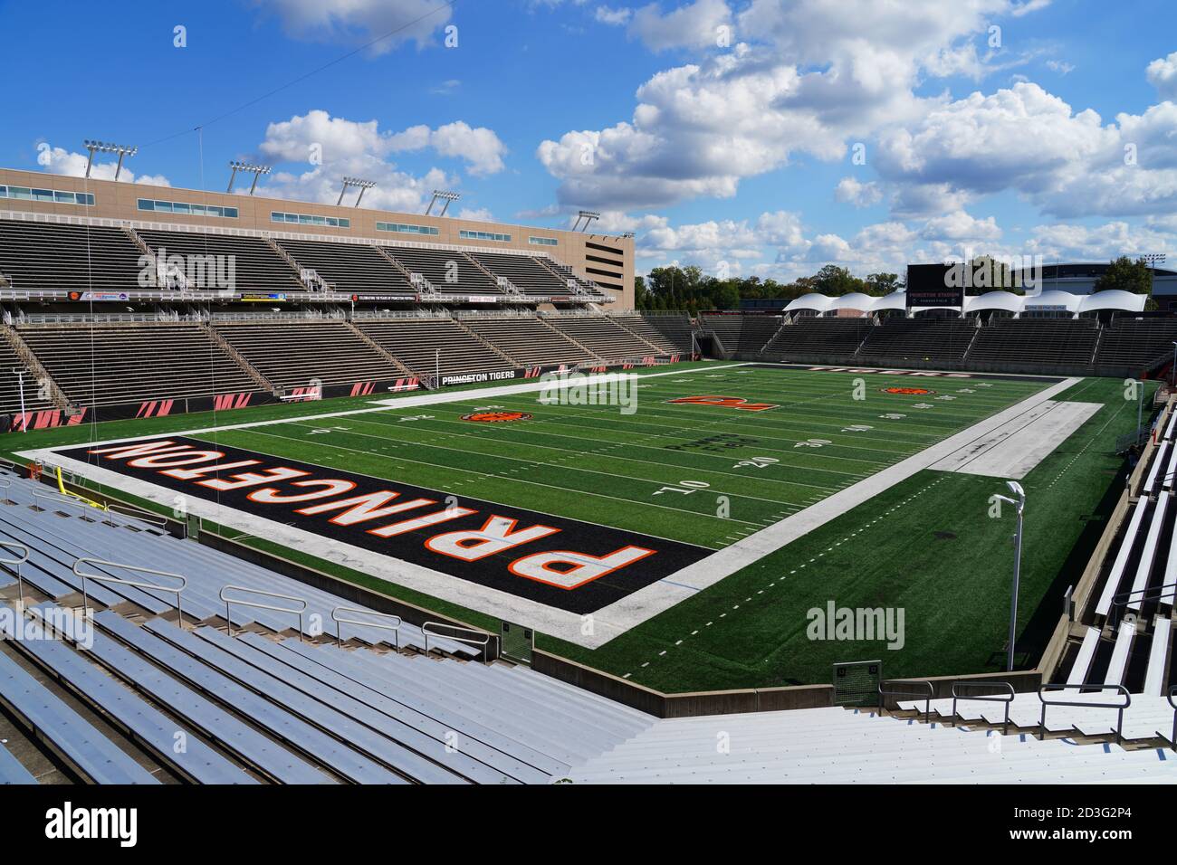 PRINCETON, NJ -2 OCT 2020- View of the Powers Field stadium on the ...