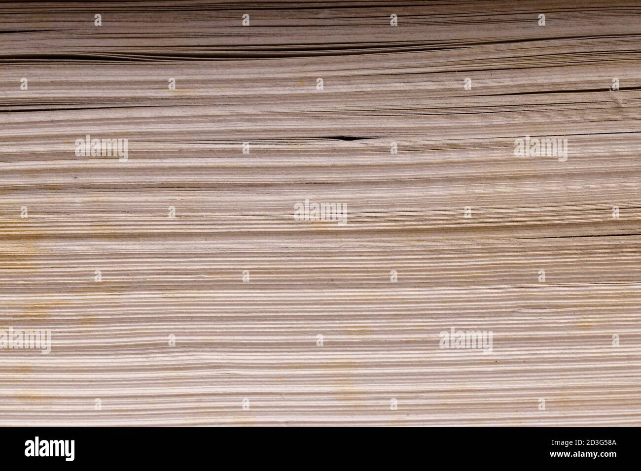 old book pages. side view close up Stock Photo - Alamy