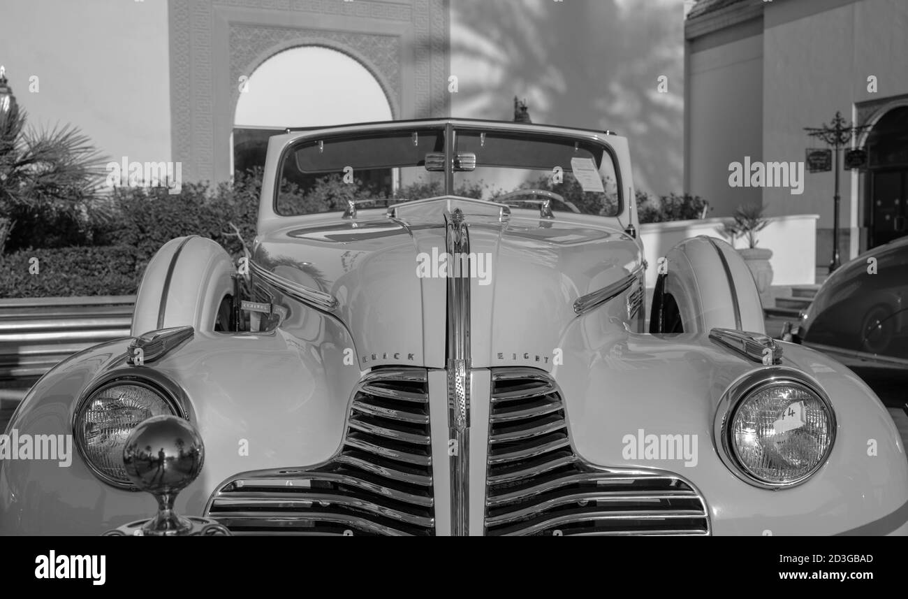 Doha,Qatar: 4 March 2020:1954 Cadillac Eldorado Convertible classic luxury car Stock Photo
