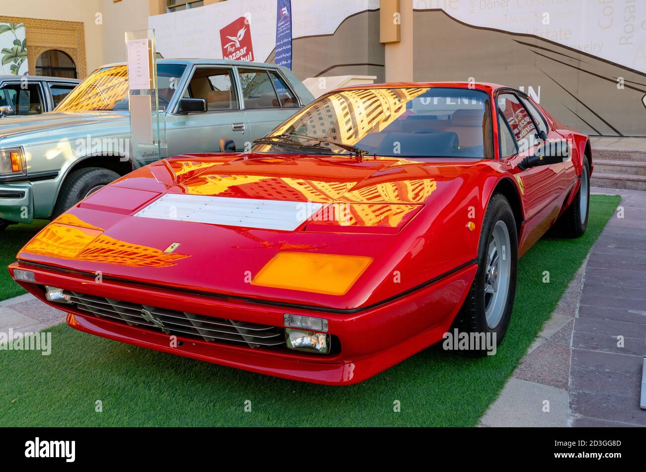 Doha,Qatar 4 March 20201984 ferrari 512 bb classic sports car Stock