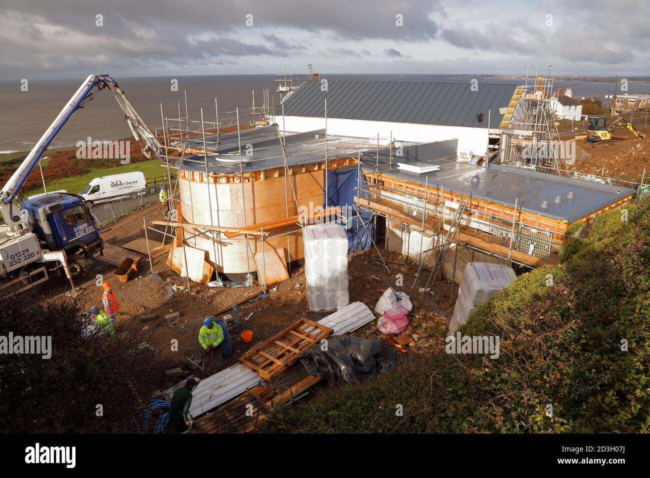 Work Progressing Rapidly On The Ogmore By Sea Village Community Centre work-progressing-rapidly-on-the-ogmore-by-sea-village-community-centre